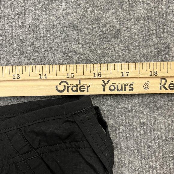 The North Face Pants Womens 8 Black Nylon Hiking Roll-Up Quick Dry Drawstring - Picture 7 of 13